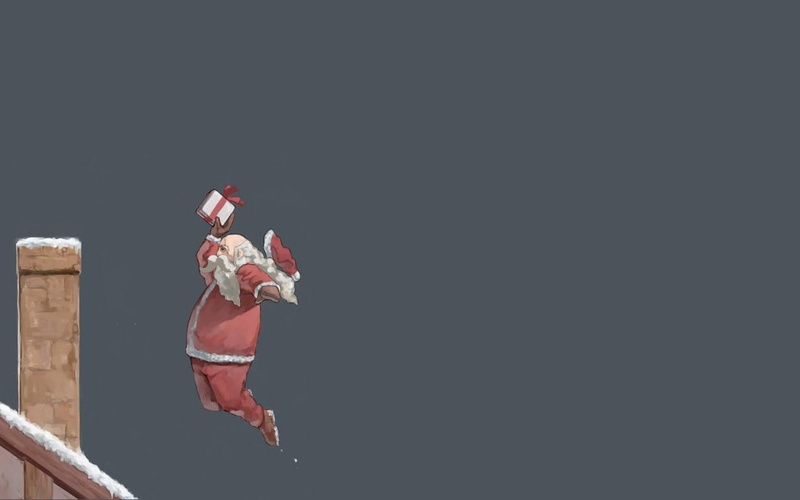 sports, basketball, 480P, Christmas, art, slam, Slam Dunk, hd, claus, dunk, x, santa