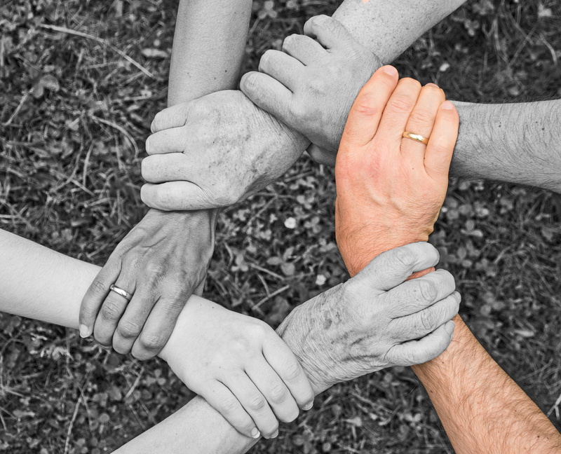 part, s, parent, only one, daughter, generations, highlighting, family, cooperate, emotion, group, team spirit, holding hands, help, group of people, young