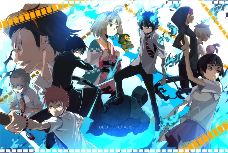 childhood, 720P, Ao No Exorcist, Shiemi Moriyama, creativity, Rin Okumura, emotion, group of people, togetherness, happiness, lifestyles, human representation