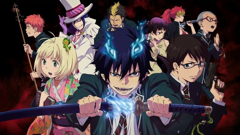 1080P, Blue Exorcist, Okumura Rin, Miwa Konekomaru, Mephisto Pheles ...