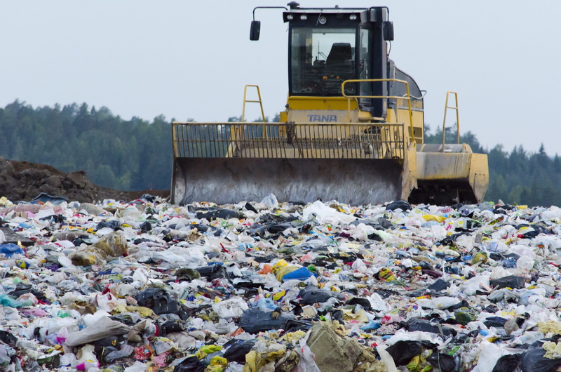 no people, industry, society, landfill, garbage, garbage dump, pollution, industrial equipment, construction machinery, 4K, recycling, machinery, day
