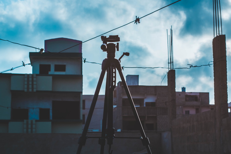 modern, daytime, electricity, equipment, building, structures, day, black, windows, cloud - sky, roofs, blue sky, built structure, walls, technology, cloudy