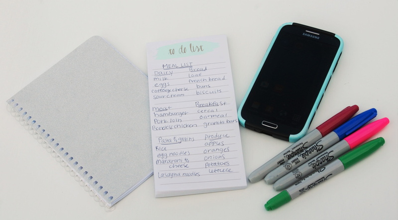 still life, four, equipment, to do list, shopping list, plan, pencil, studio shot, black, indoors, beside, android, list, smart phone, paper, high angle view