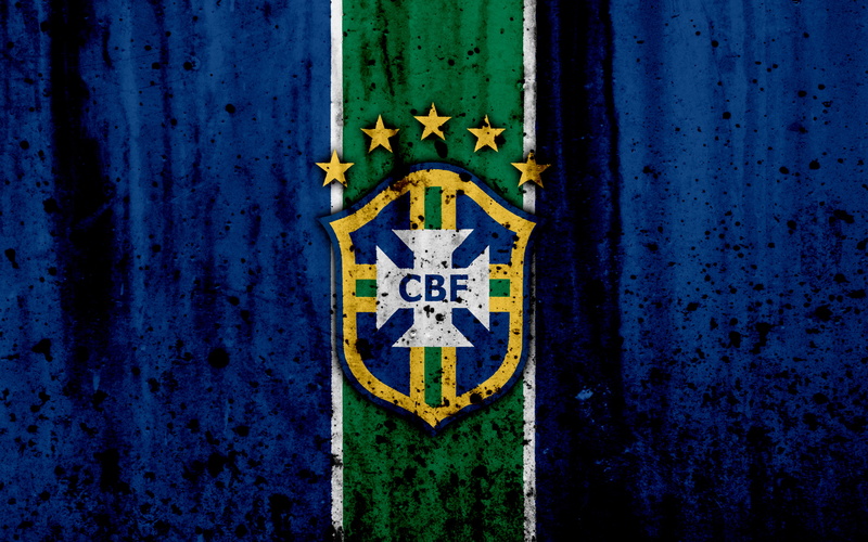 Emblem, Brazil National Football Team, Logo, Brazil, 4K, Soccer