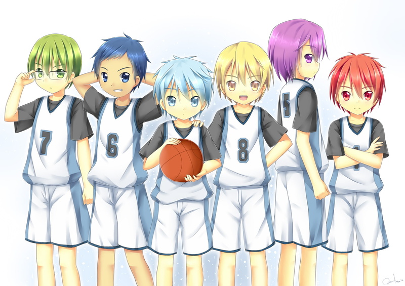 Kurokos Basketball, Seijūrō Akashi, Ryōta Kise, 1080P, Shintarō Midorima, Daiki Aomine, Tetsuya Kuroko, Atsushi Murasakibara, Anime