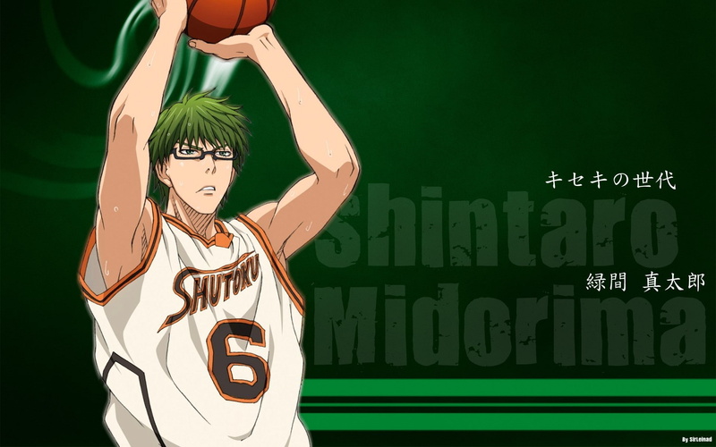midorima, basketball, shintarou midorima, anime, shintarou, art, hd, kuroko no basket, kuroko, basket, sports, 1080P