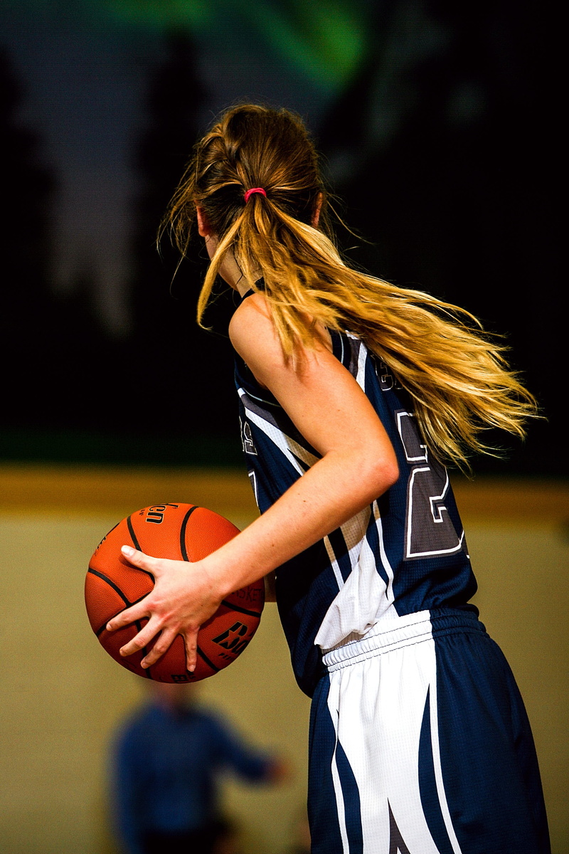 female, women, action, adolescence, player, hair, long hair, child, blond hair, playing, active, game, athlete, court, sport, girls basketball, 2K, play