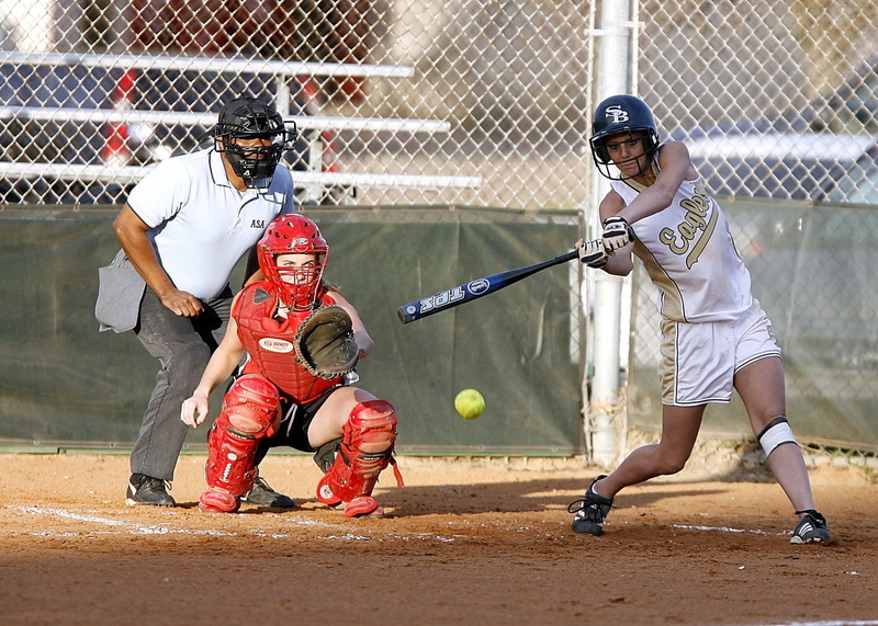 concentration, player, power, softball, strike, field, home, teen, baseball uniform, sport, catchers mitt, uniform, teenager, teamwork, people, girls, hitting