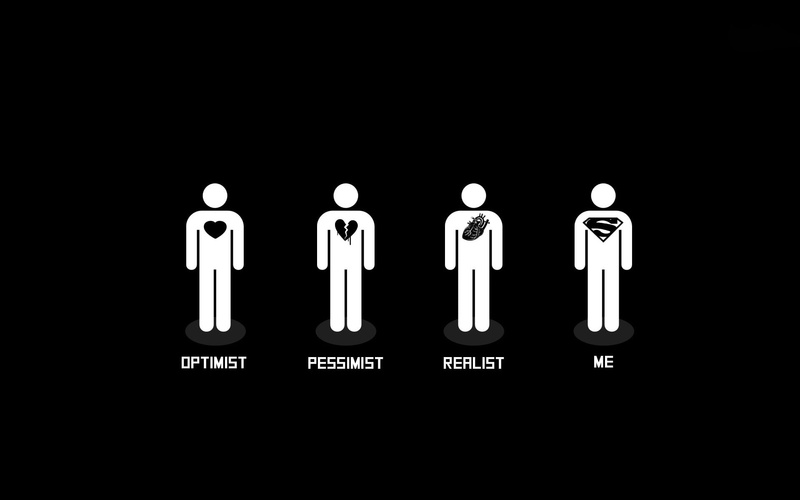 optimistic mood, illustration, pessimist, types, realist, mood, pessimistic mood, optimist, 1080P