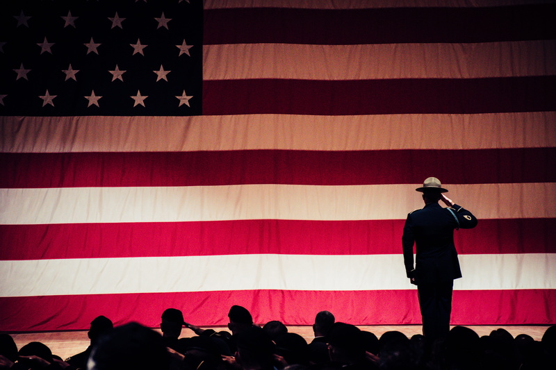 talking, crowd, veterans day, men, women, large group of people, democracy, flag, 5K, america, standing, veterans, auditorium, real people, soldiers, government