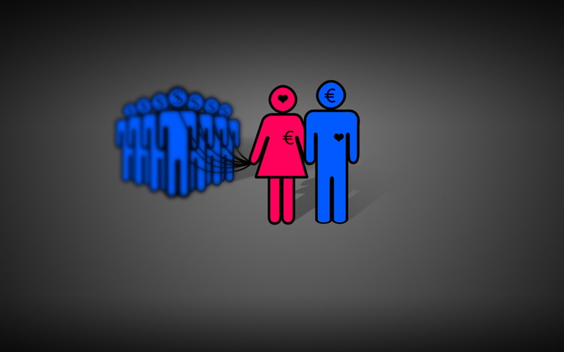 men, indoors, love, public restroom, cheating, symbol, human representation, 1080P, representation, technology, figure, close-up, couple, female likeness