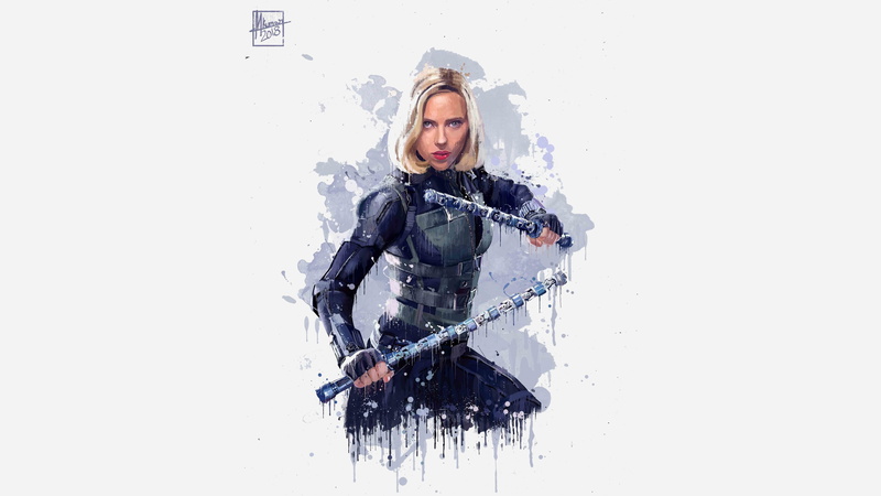 The Avengers: infinity war, Superhero, Black Widow, Natasha Romanoff, Figure, Actress, Hero, Marvel, Film, Comics, Stick, Movie, Avengers: infinity war