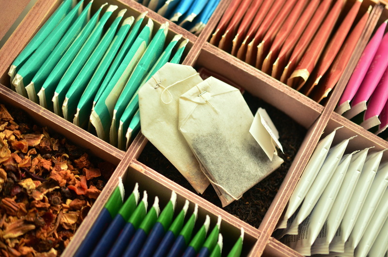 cubby, craft, tea bags, teabag, variation, teas, choice, box, herbal tea, in a row, art and craft equipment, creativity, close-up, high angle view, day