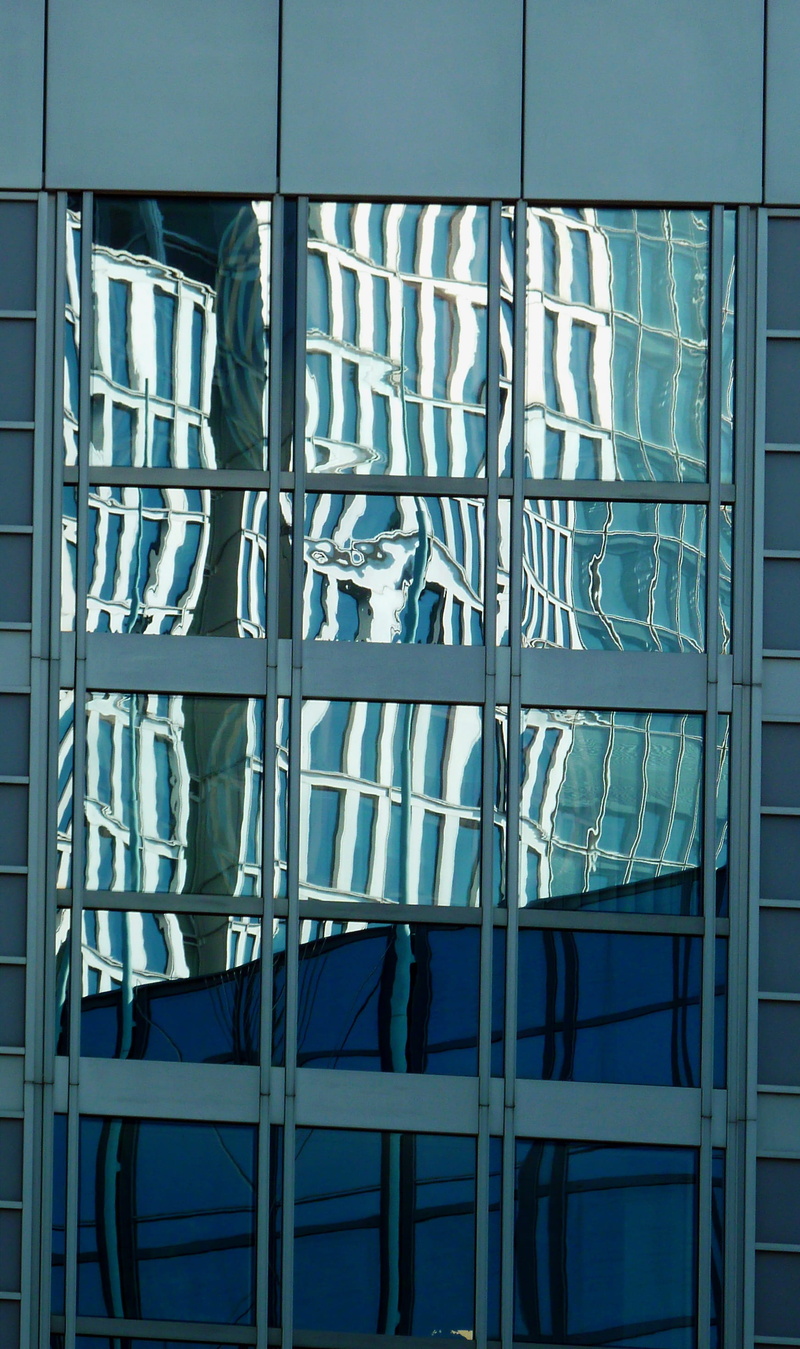 office building exterior, full frame, technology, no people, blue, close-up, glass - material, glass front, outdoors, facades, modern, transparent, Glass
