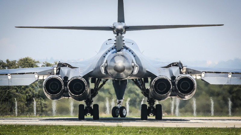 USAF, Turbofan F101-GE-100, B-1B Lancer, Chassis, 1080P, B-1 Lancer, Rockwell B-1B Lancer, Strategic bomber
