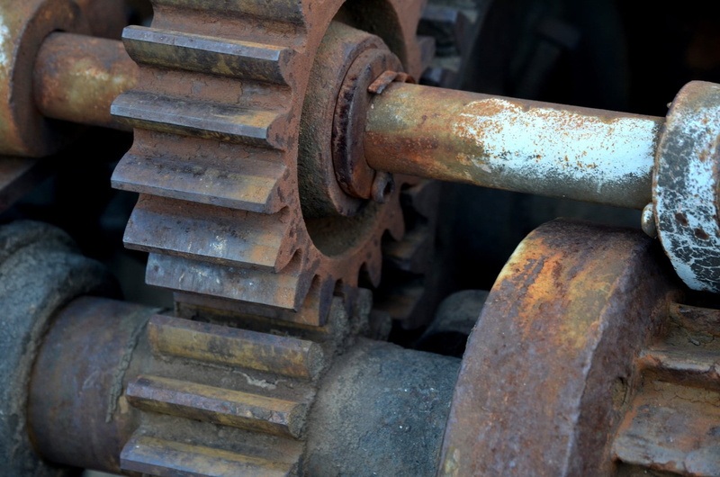 industry, transmission, abandoned, fix, mechanic, photo, prong, industrial equipment, obsolete, claw, pinion, connection, iron - metal, metal industry