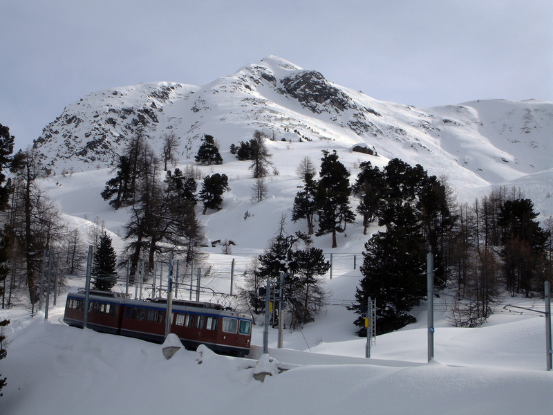 mountain, switzerland, nature, scenics - nature, sky, winter, snowcapped mountain, plant, beauty in nature, white color, snow, tree, day, mode of transportation