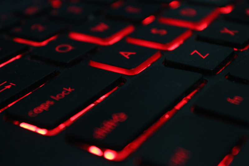 red light, computer keyboard, communication, light, tehcnology, dark, indoors, technology, backgrounds, illuminated, full frame, coding, computer equipment