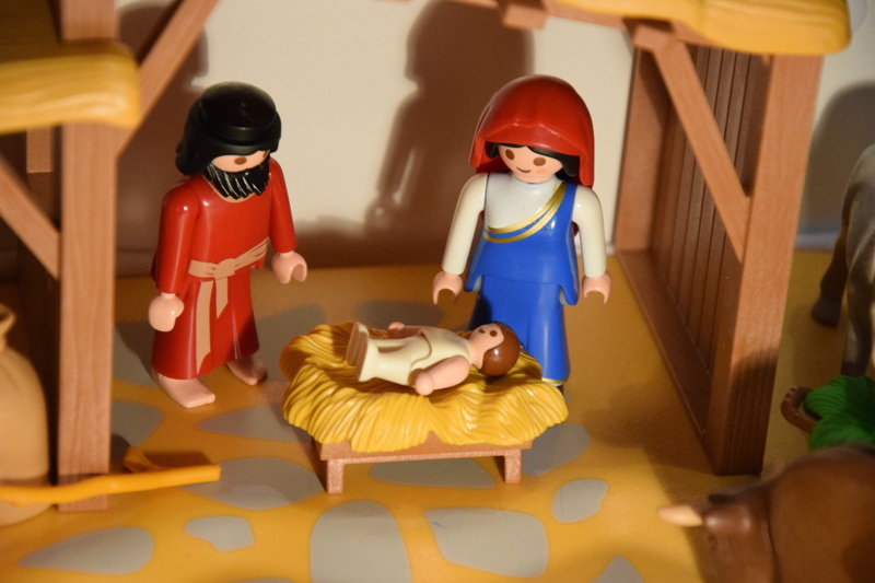 two people, toy, christianity, Nursery, Nativity, offspring, birth, sitting, Christmas, childbirth, child, helmet, provence creche, people, boys, Jesus