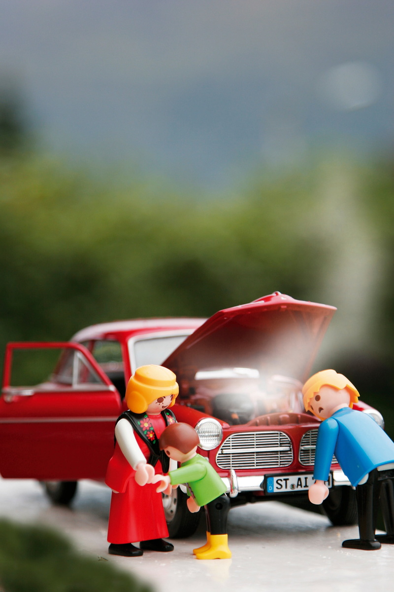 children, small, human representation, full length, focus on foreground, real people, parents, occupation, selective, reflective clothing, beside, transportation