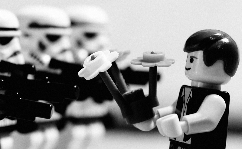 science, selective focus, music, childhood, toy, minifig, indoors, focus on foreground, human representation, stormtrooper, technology, 2K, Aero, male likeness