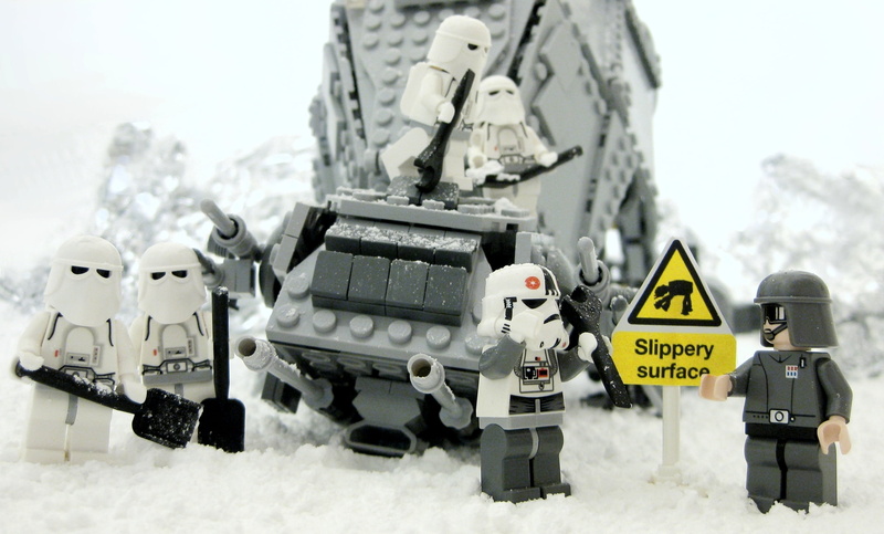 machinery, snowing, text, toy Soldier, minifigs, car, weapon, transportation, gun, mode of transportation, armed Forces, Clones, land Vehicle, infantry