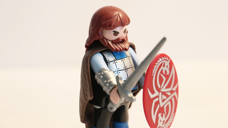 holding, toy, knight - person, government, one person, 5K, innocence, representation, shield, studio shot, headwear, red, minifig, standing, beard, protection