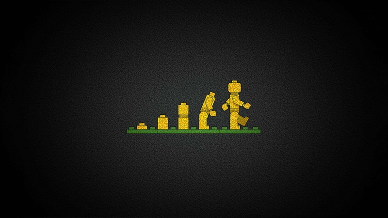 grass, yellow, lego, toy, 1080P, evolution, hd