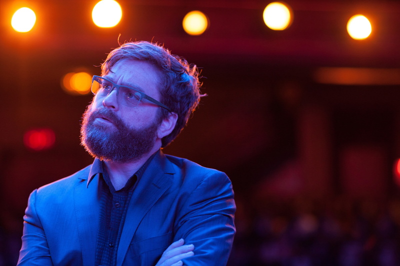 Zach Galifianakis, actor, glasses, lights, 5K, costume, Birdman, bokeh, beard