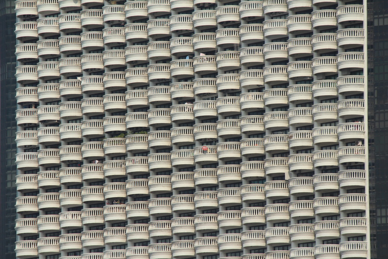 order, side by side, pattern, large group of objects, repetition, low angle view, backgrounds, apartment, in a row, hangover 2, building, 2K, hotel, movie