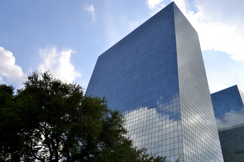 skyline, houston, office building, built structure, nature, office building exterior, clouds, influence, sky, headquarters, studio, glass, 4K, office