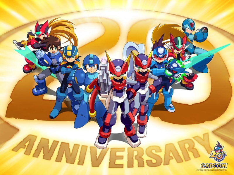 table, male likeness, rockman, high angle view, video games, creativity, 1080P, multi colored, Mega Man, western script, still life, human representation