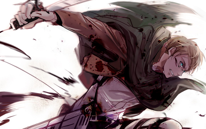 anime, Erwin Smith, Shingeki No Kyojin, Anime Boys, 720P