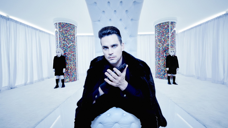 Matt Bomer, man, formal, Best TV series, season 5, coat, black, 2K, American Horror Story Hotel