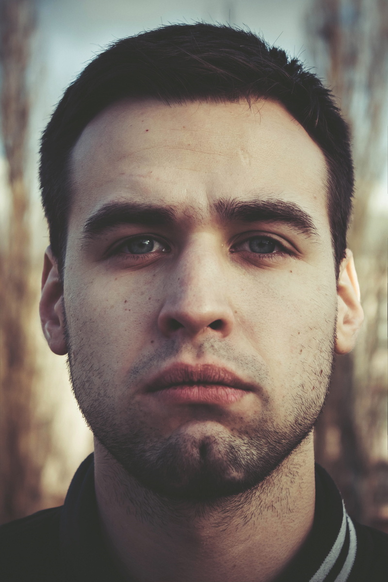 person, front view, young, close-up, human body part, guy, face, leisure activity, lifestyles, body part, focus on foreground, man, beard, close, human face
