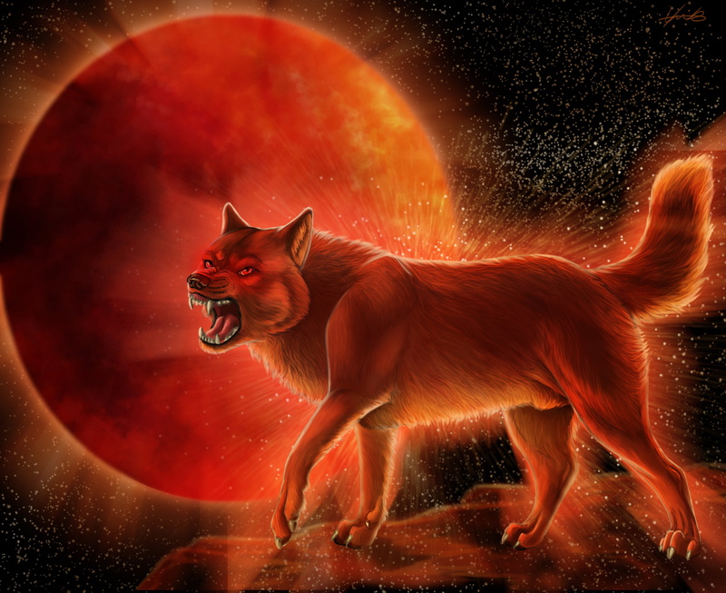 2K, mater, wolf, blood Moon, mouth, wool, predator, grin, fangs