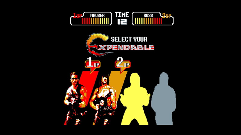 expendables, hd, black, 1080P, video games, contra, the