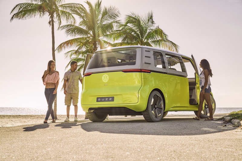 4K, Volkswagen ID Buzz, 2021 Cars, electric car, 4K