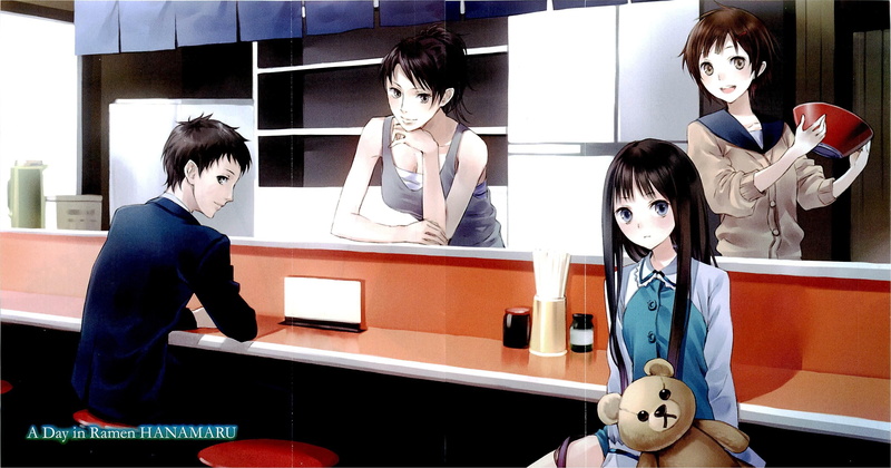table, Ming-Li Huang (Min), men, technology, Shionji Yuuko, women, people, group of people, casual clothing, human representation, Shinozaki Ayaka, representation