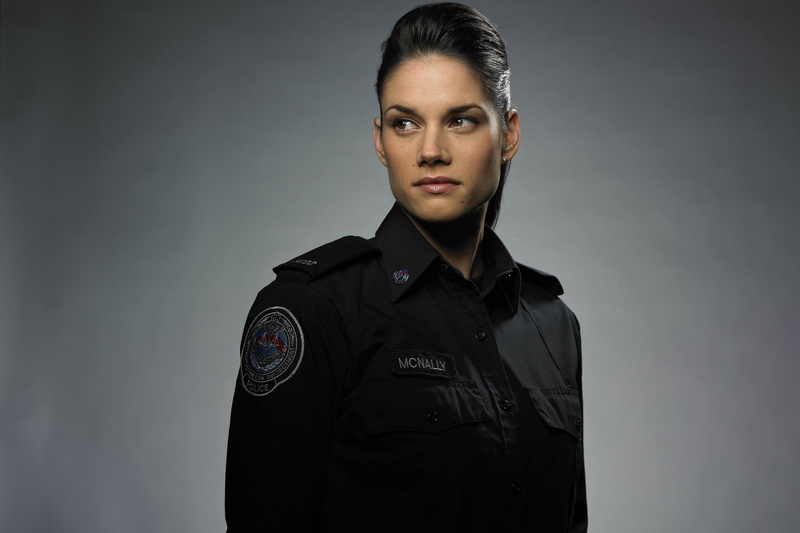pose, Rookie Blue, the series, Missy Peregrym, 2K, look, Andy McNally