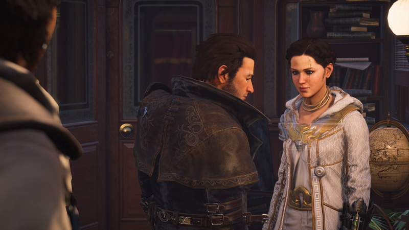young women, two people, Assassins Creed, standing, people, togetherness, real people, men, clothing, young adult, leisure activity, architecture, Jacob Frye