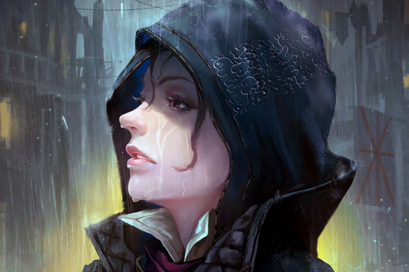 Assassins Creed, Assassins Creed: Syndicate, Rain, Face, Evie Frye, 1080P, Girl