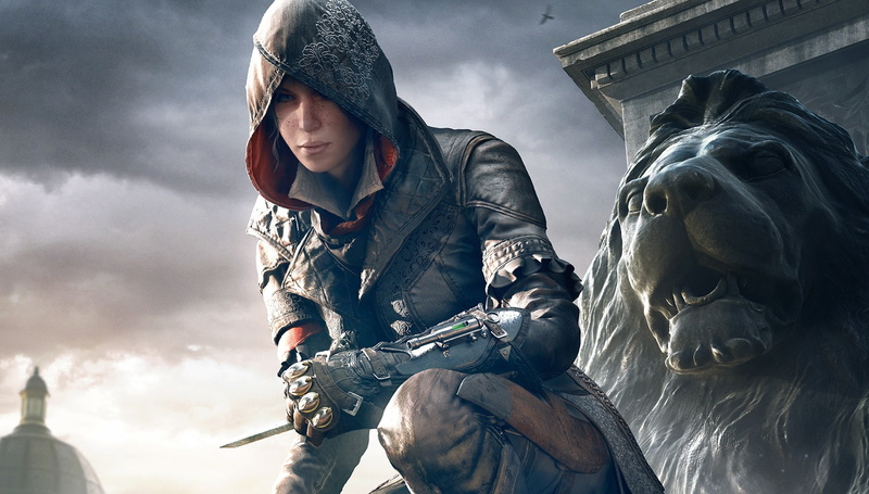 Statue, Assassins Creed Syndicate, women, assassins creed, Freckles, video games, Looking At Viewer, digital art, Evie Frye, 720P, Hoods