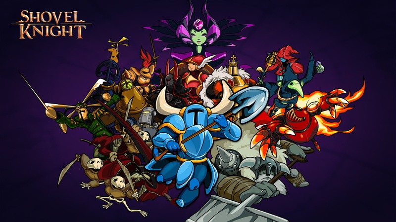 characters, 1080P, poster, knight, shovel, fantastic, shovel knight