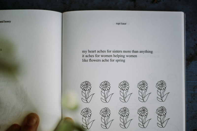 literature, communication, paper, ladies, wall - building feature, 5K, floral pattern, rupi kaur, no people, home interior, woman, publication, quotes