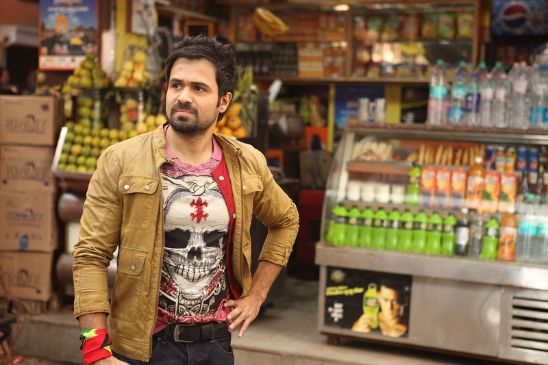 retail display, bollywood, hashmi, one person, jacket, focus on foreground, standing, store, imran, leather, jannat, beard, retail, s, facial hair, three quarter length