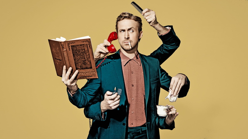 costume, cigarette, humor, photoshoot, Cup, background, phone, Saturday Night Live, 1080P, Mary Ellen Matthews, hands, book, Ryan Gosling, actor, for the program
