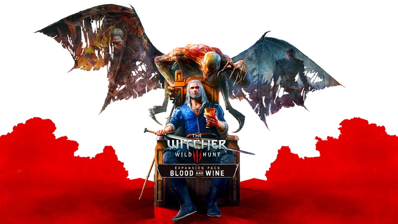 front view, people, text, representation, The Witcher, The Witcher 3: Wild Hunt - Blood and Wine, digital composite, 1080P, two people, full length, white background