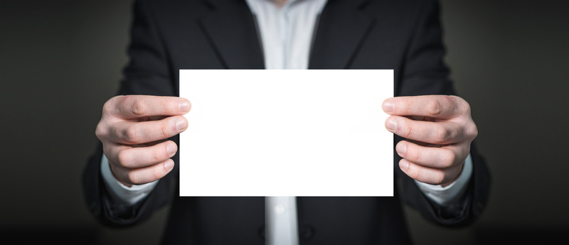 black background, marketing, memory, close-up, keep, presentation, holding, human hand, suit, announcement, message, business, list, midsection, males
