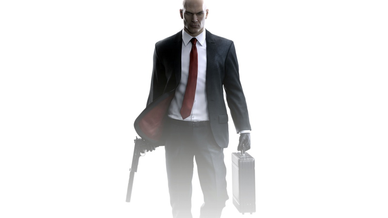 Hitman, businessman, indoors, copy space, formalwear, business person, front view, suit, studio shot, Xbox One, 8K, standing, agent 47, well-dressed, Windows